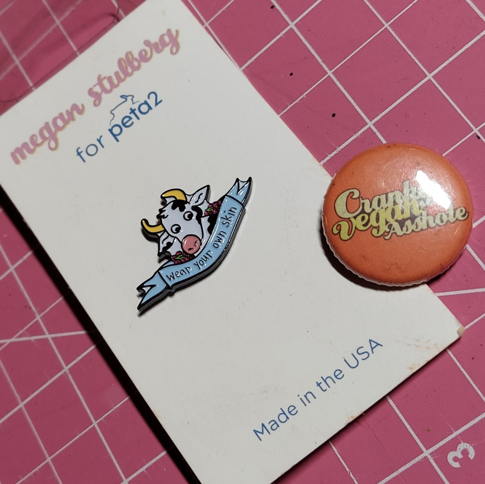 *EVERYTHING MUST GO SALE* Vegan Pins